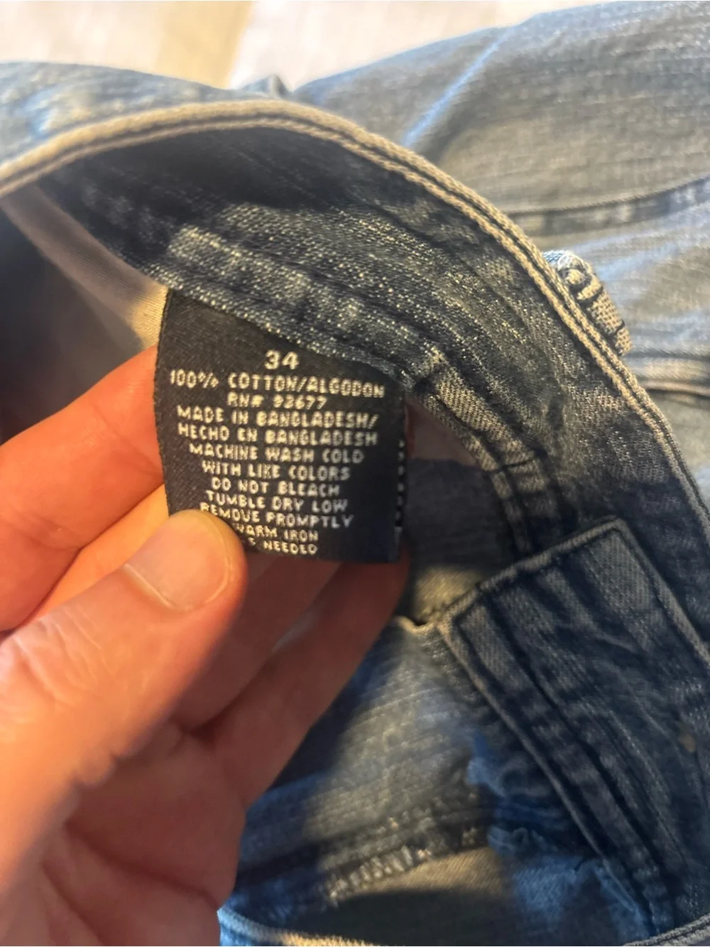 Y2K Denim Cargo St. John’s Bay Shorts Size 34